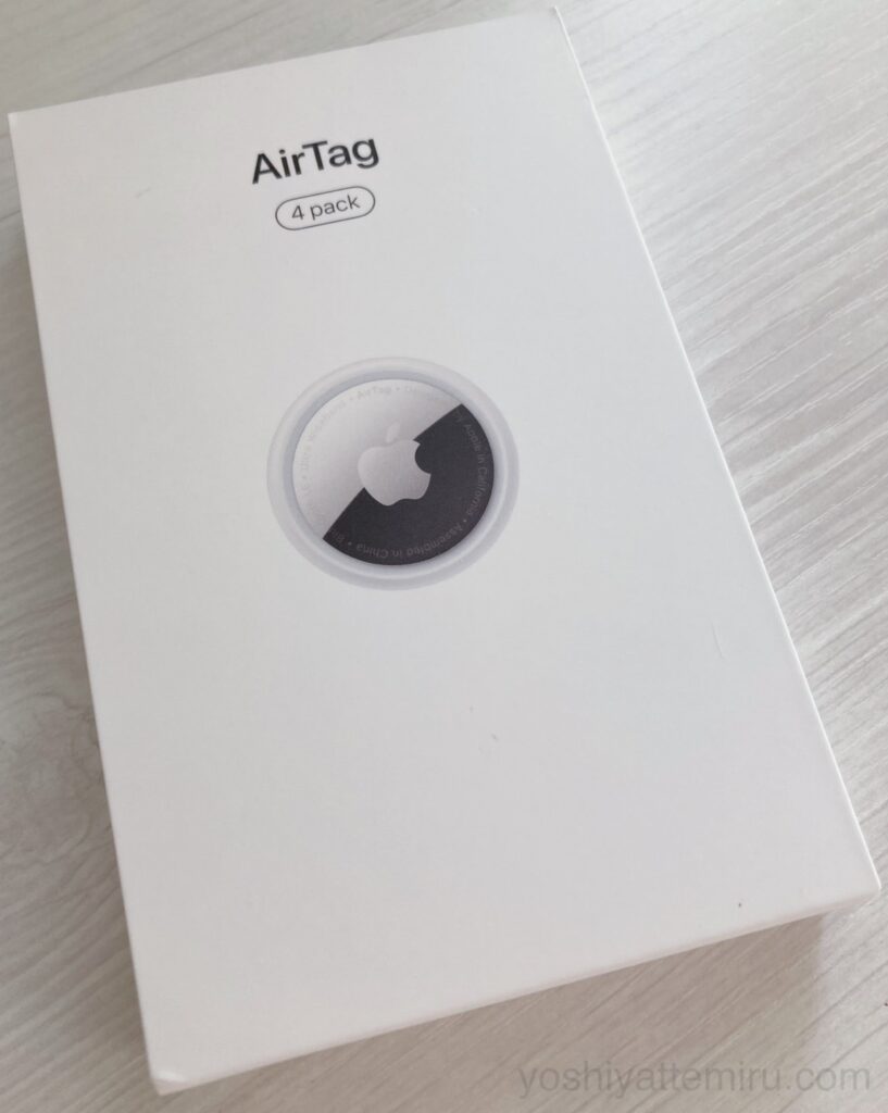 Appleの『AirTag（エアタグ）』を使ってみた！【見つける天才】